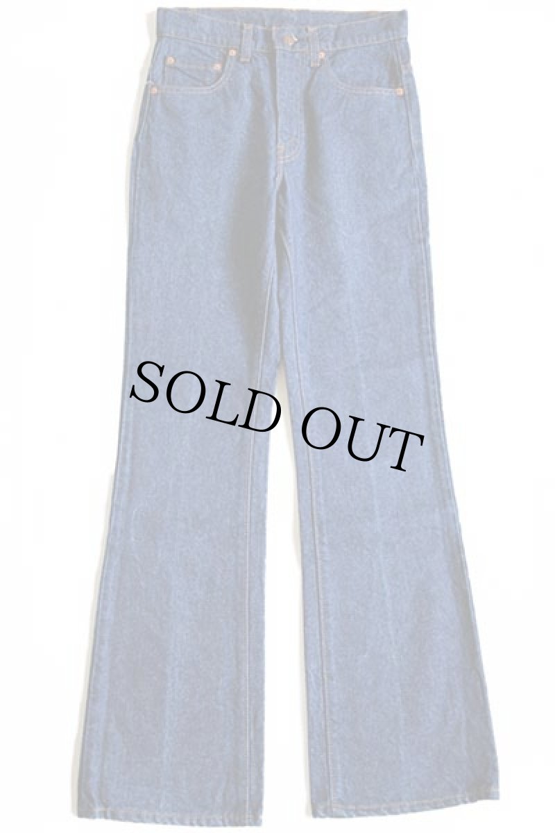 画像2: 80s USA製 Levi'sリーバイス 517 黒カン デニムパンツ w29 L31★ブーツカット (2)