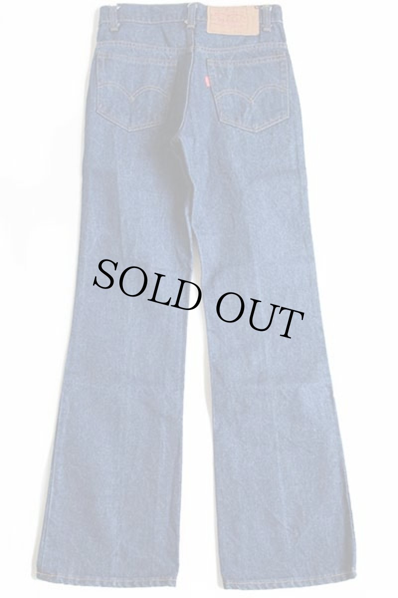 画像3: 80s USA製 Levi'sリーバイス 517 黒カン デニムパンツ w29 L31★ブーツカット (3)