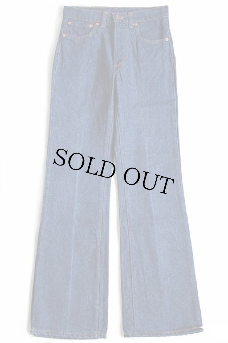 画像2: 80s USA製 Levi'sリーバイス 517 黒カン デニムパンツ w29 L31★ブーツカット (2)