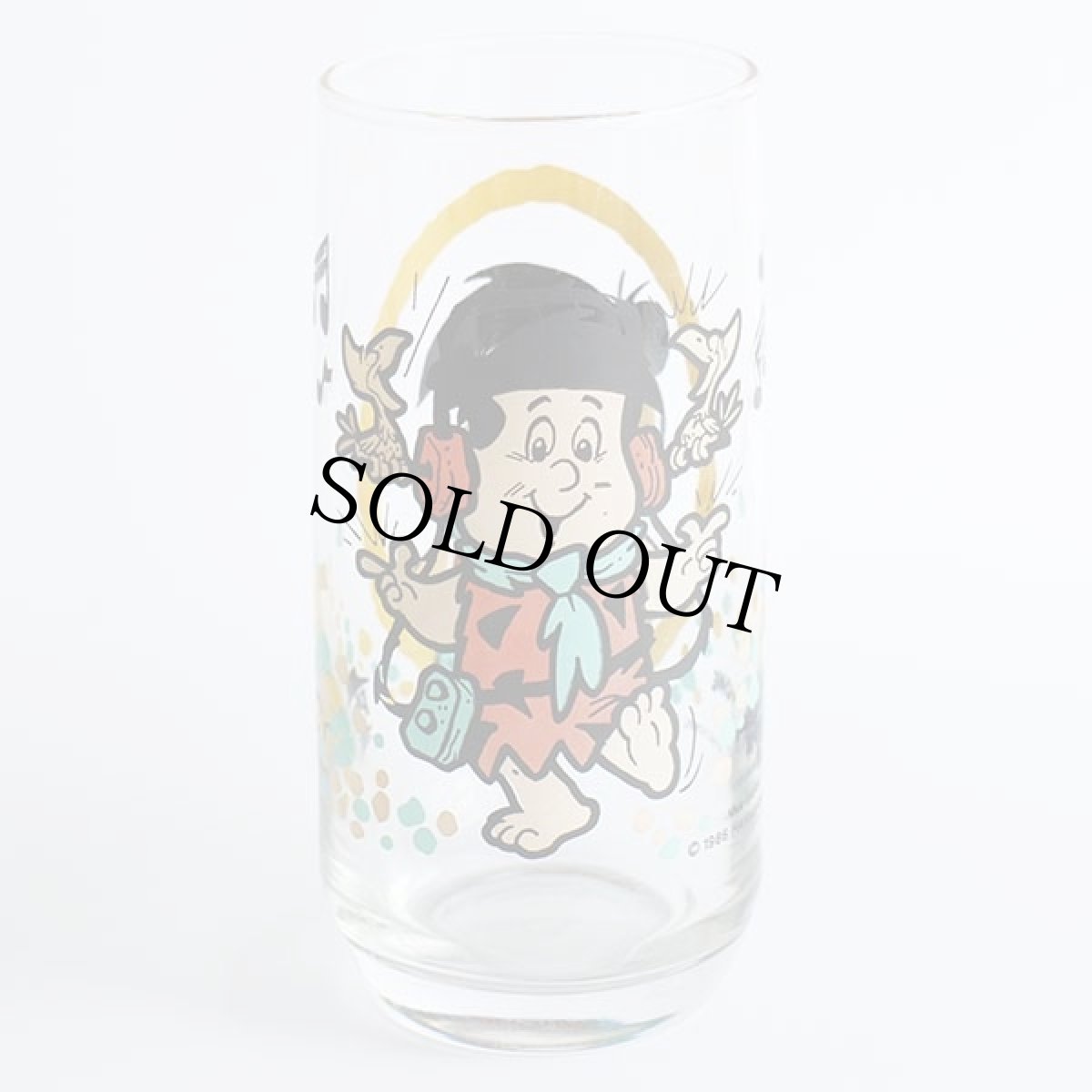 画像2: 80s PizzaHutピザハット THE FLINTSTONES フリントストーン KIDS FREDDYフレディ グラス (2)