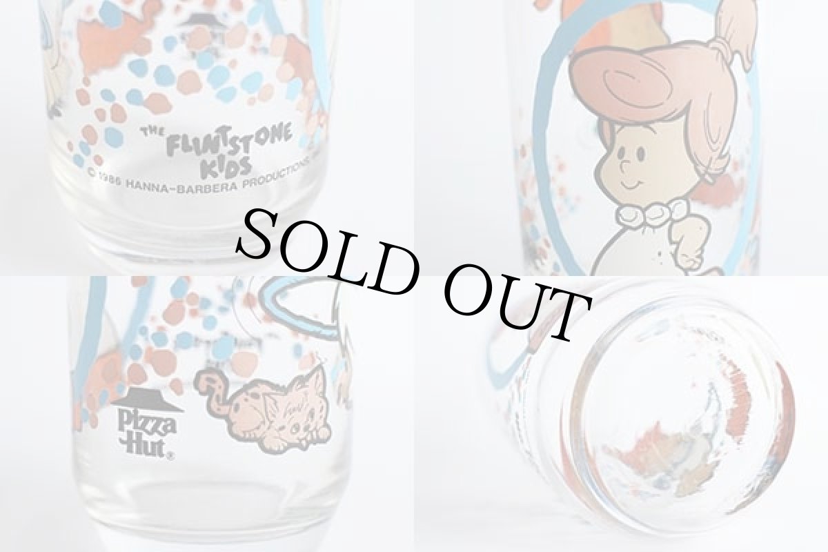 画像4: 80s PizzaHutピザハット THE FLINTSTONES フリントストーン KIDS WILMAウィルマ グラス (4)