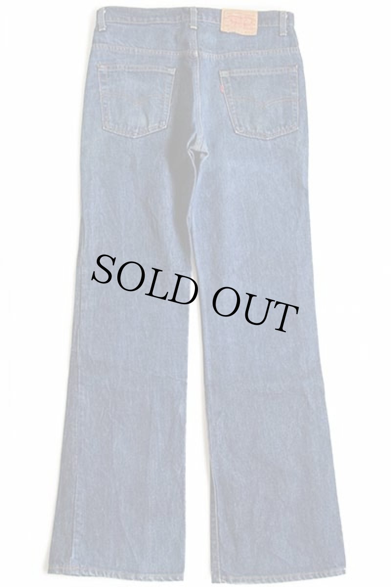 画像3: 80s USA製 Levi'sリーバイス 517 黒カン デニムパンツ w34 L32★ブーツカット (3)