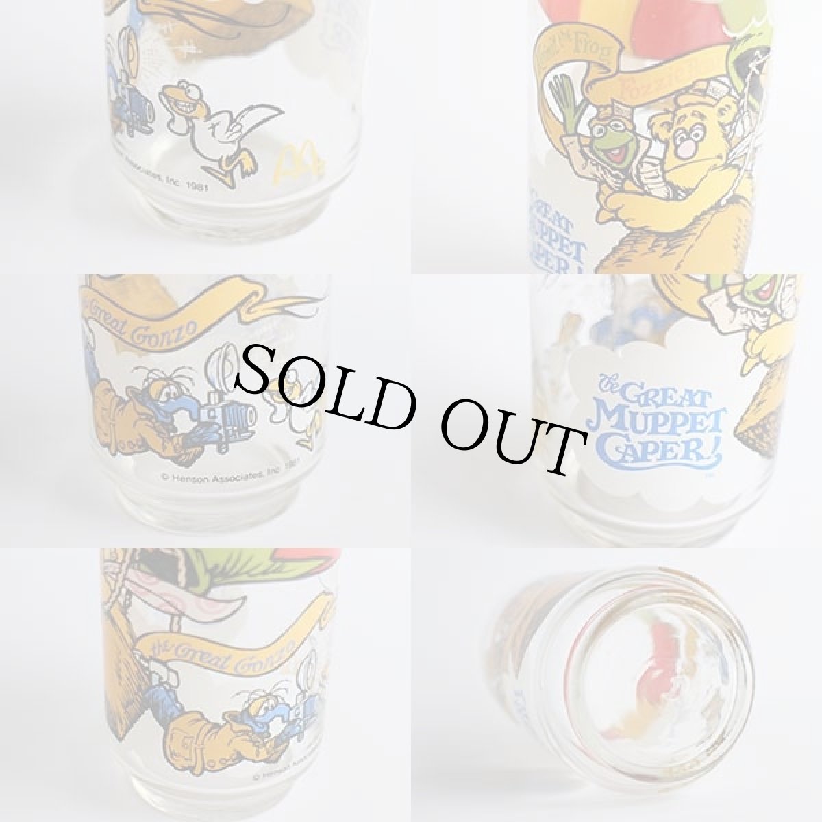 画像4: 80s McDonald'sマクドナルド The GREAT MUPPET CAPER! グラス (4)