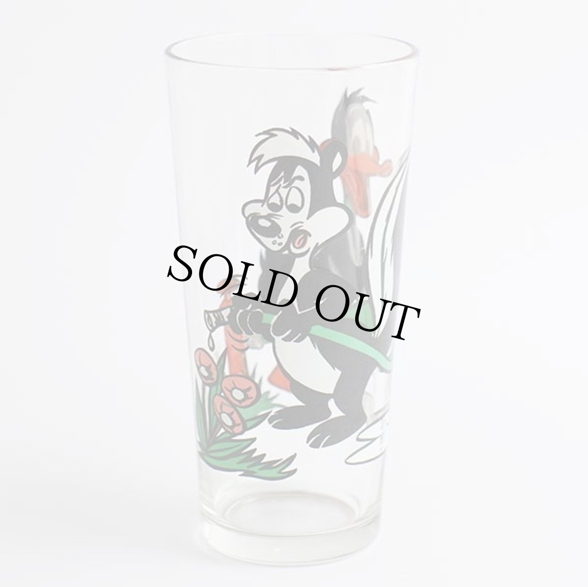 画像2: 70s PEPSIペプシ WARNER BROS LOONEY TUNES ダフィーダック&ペペルピュー グラス (2)