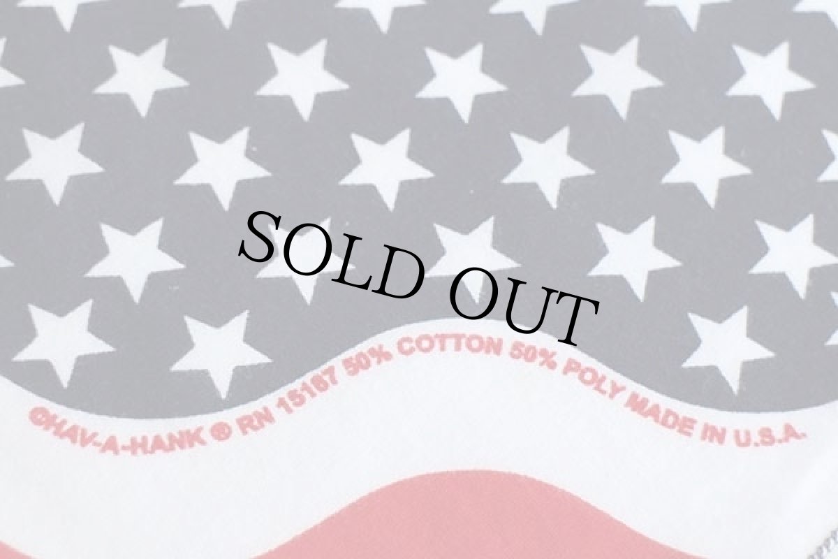 画像3: デッドストック★USA製 HAV-A-HANK 星条旗パターン バンダナ (3)