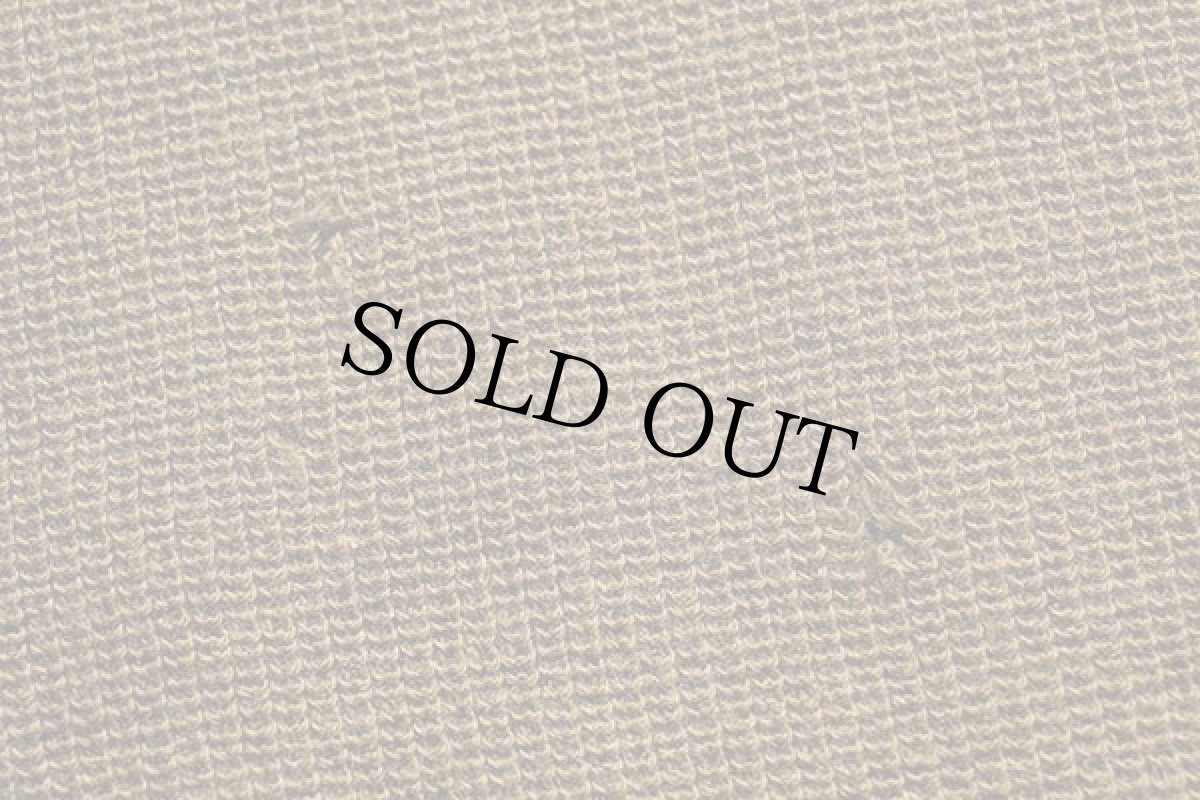 画像7: 40s 米軍 U.S.ARMY 5ボタン ハイネック ウールニット セーター ボロ オリーブドラブ (7)