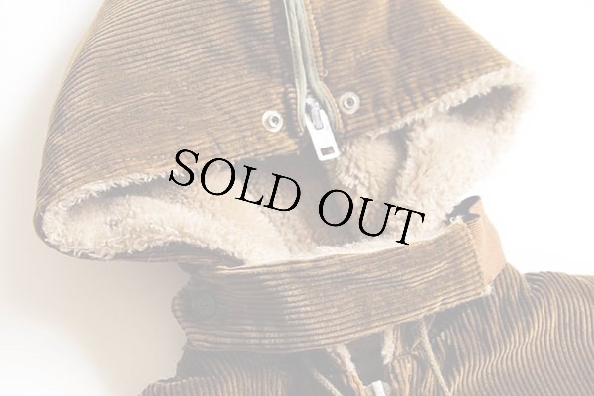 画像3: 70s MIGHTY-MACマイティーマック ボアライナー フーデッド 太畝 コーデュロイジャケット ボーイズ12 (3)