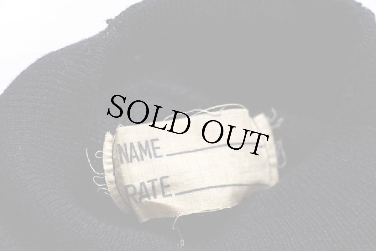 画像4: 40s 米軍 U.S.NAVY ハイネック ウールニット ゴブセーター ボロ 濃紺 (4)