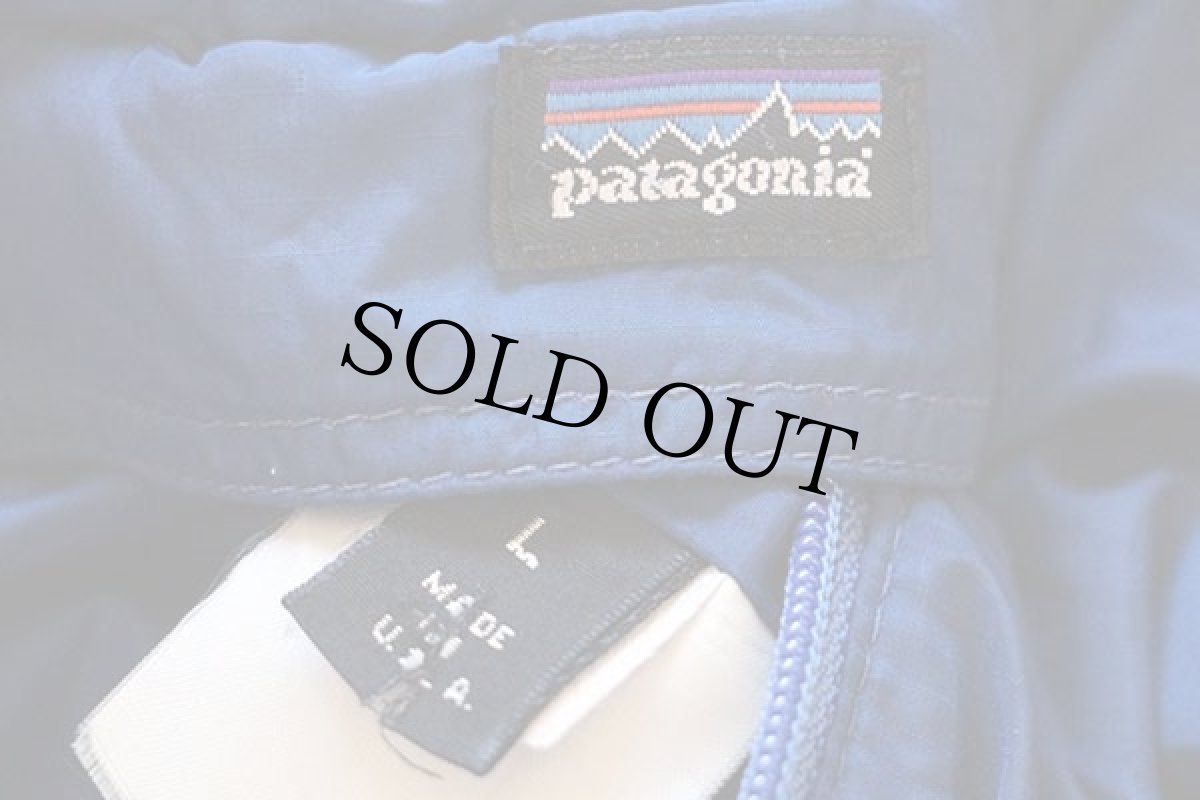 画像5: 90s USA製 patagoniaパタゴニア グリセード ハーフジップ プルオーバー ナイロン×フリースジャケット エメラルドグリーン×ネイビー L (5)