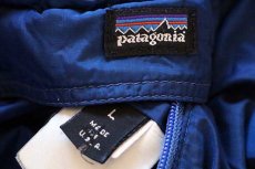 画像5: 90s USA製 patagoniaパタゴニア グリセード ハーフジップ プルオーバー ナイロン×フリースジャケット エメラルドグリーン×ネイビー L (5)