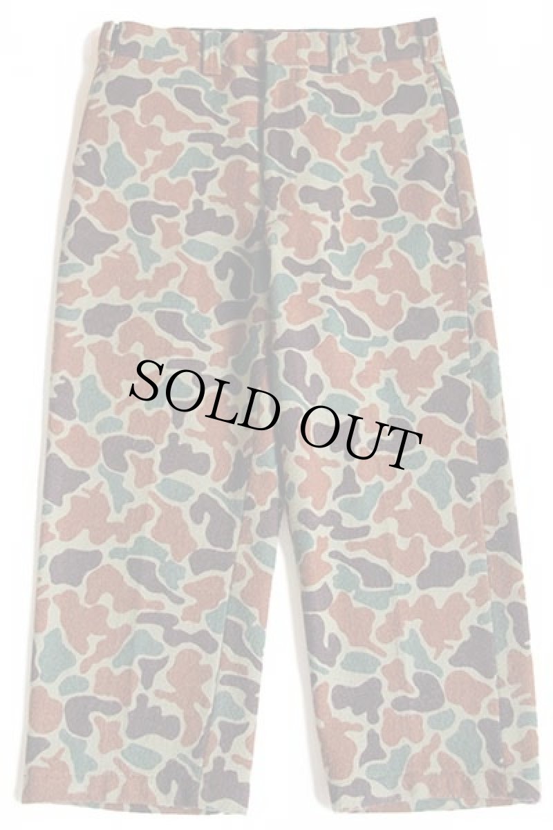 画像2: 80s USA製 Woolrichウールリッチ ダックハンターカモ ウールパンツ w38 (2)