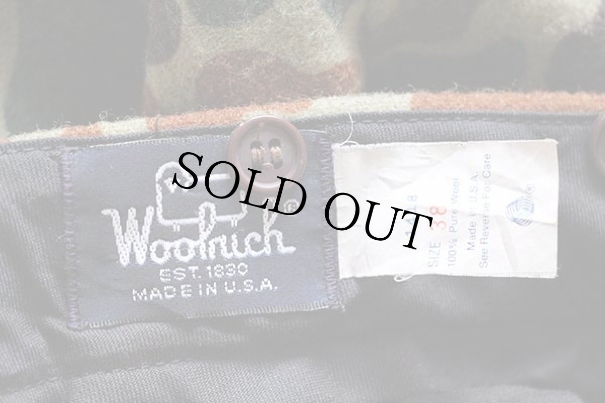 画像6: 80s USA製 Woolrichウールリッチ ダックハンターカモ ウールパンツ w38 (6)