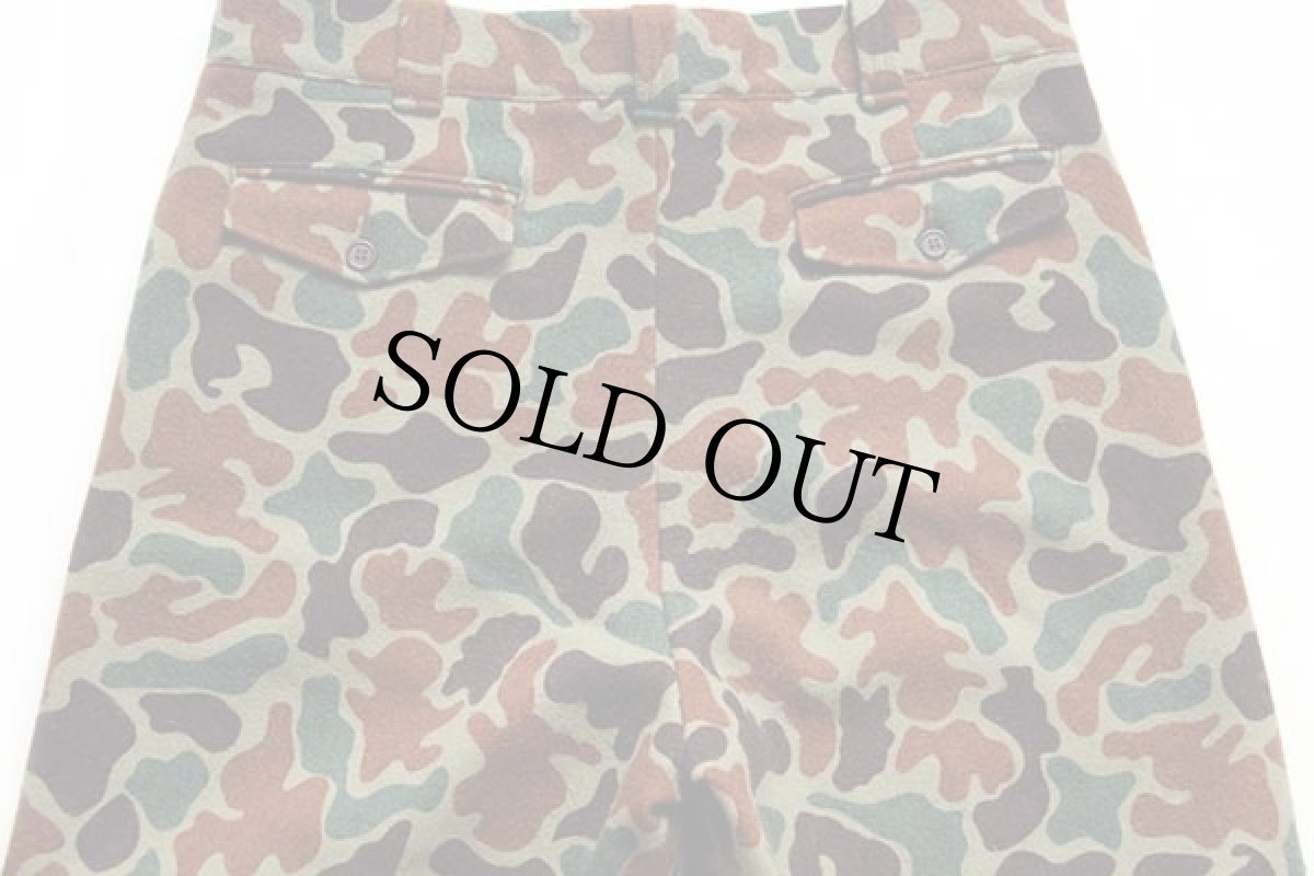 画像5: 80s USA製 Woolrichウールリッチ ダックハンターカモ ウールパンツ w38 (5)