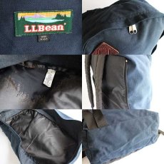 画像3: 90s USA製 L.L.Bean デイパック 紺★リュックサック (3)