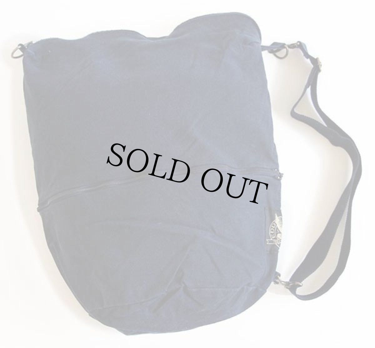 画像3: 90s EddieBauerエディーバウアー キャンバス ダッフルバッグ 紺 (3)