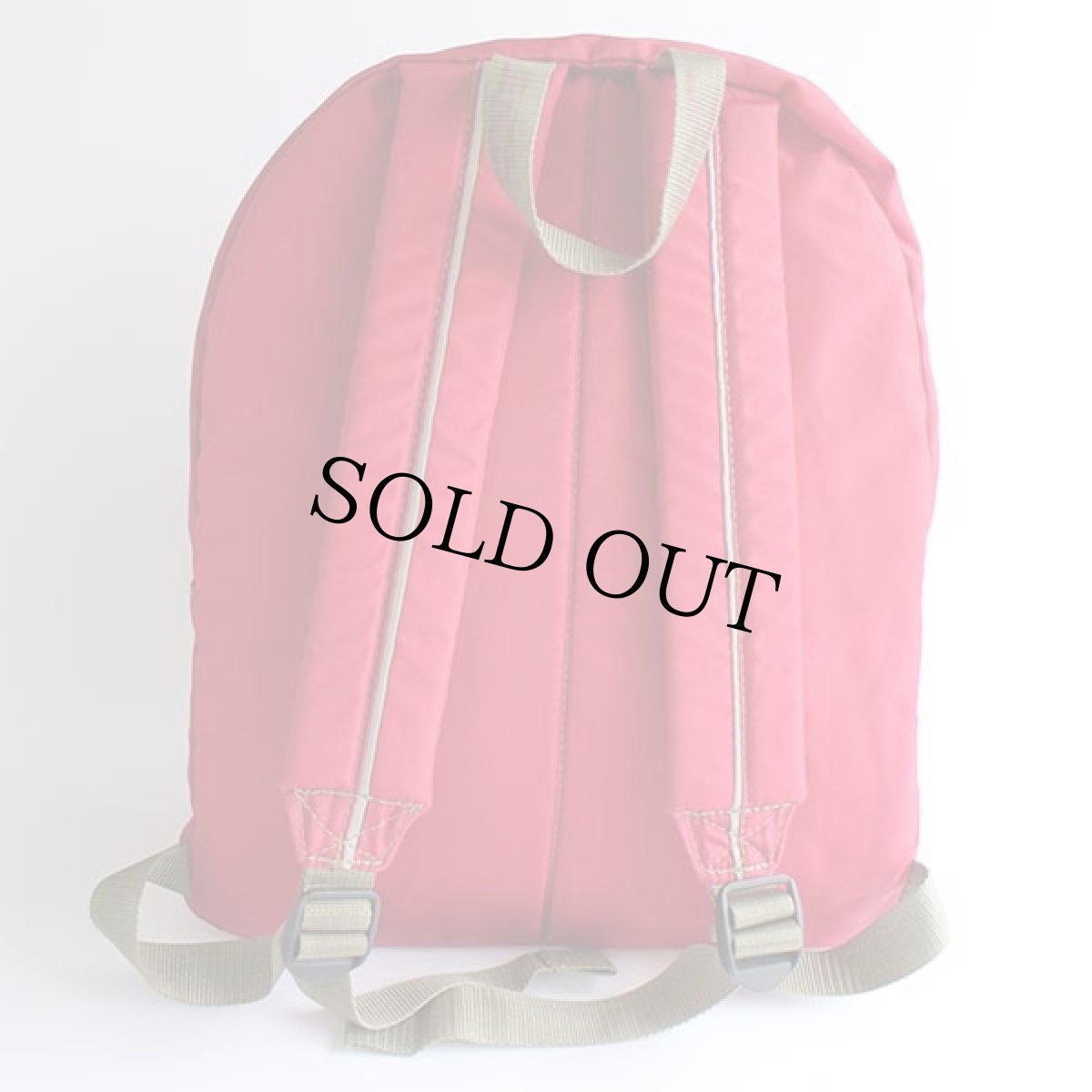 画像2: L.L.Bean J刺繍 ブック パック ナイロン デイパック 赤 キッズ★リュックサック (2)