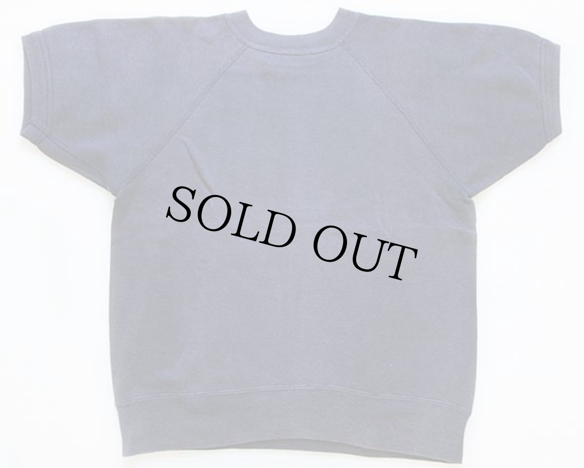 画像2: 60s U.S.NAVAL ACADEMY コットン 半袖スウェット ナス紺 フェード★U.S.NAVY (2)