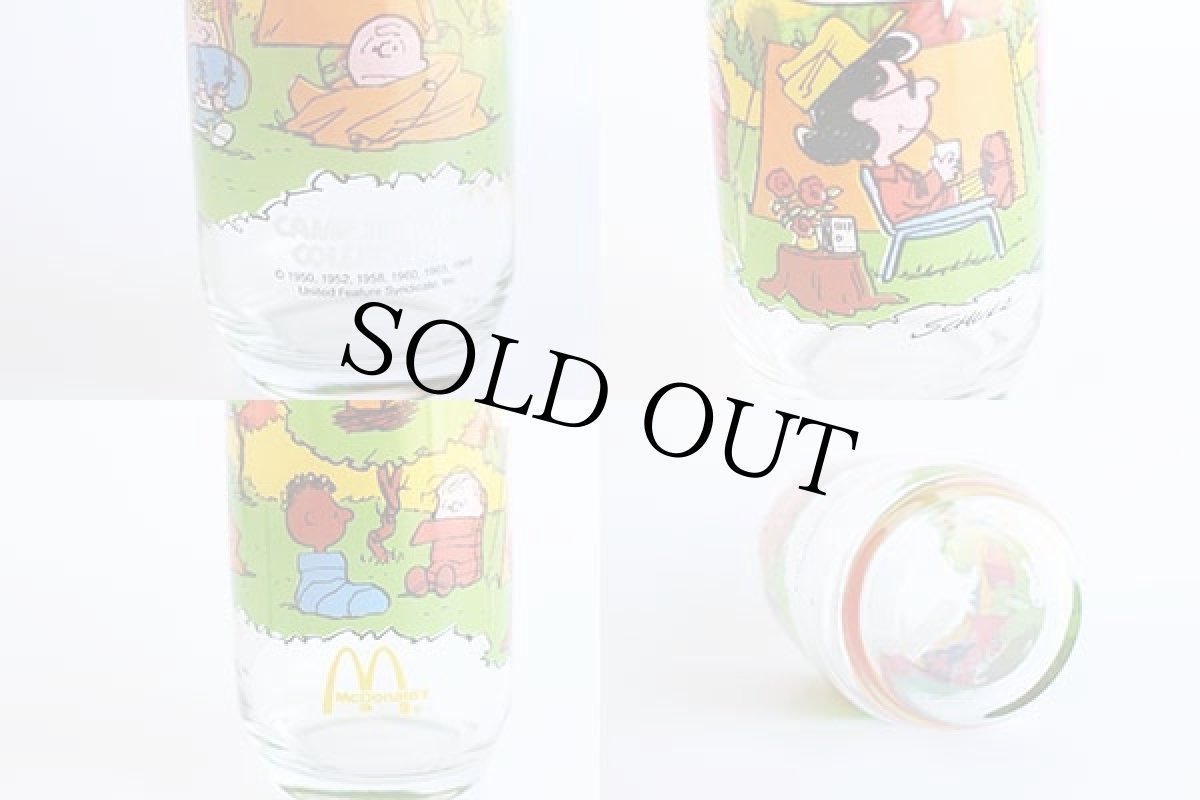 画像5: 70s McDonald'sマクドナルド キャンプ スヌーピー テント グラス (5)