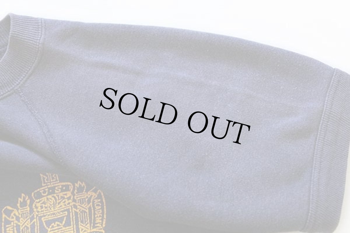 画像6: 60s U.S.NAVAL ACADEMY コットン 半袖スウェット ナス紺 フェード★U.S.NAVY (6)