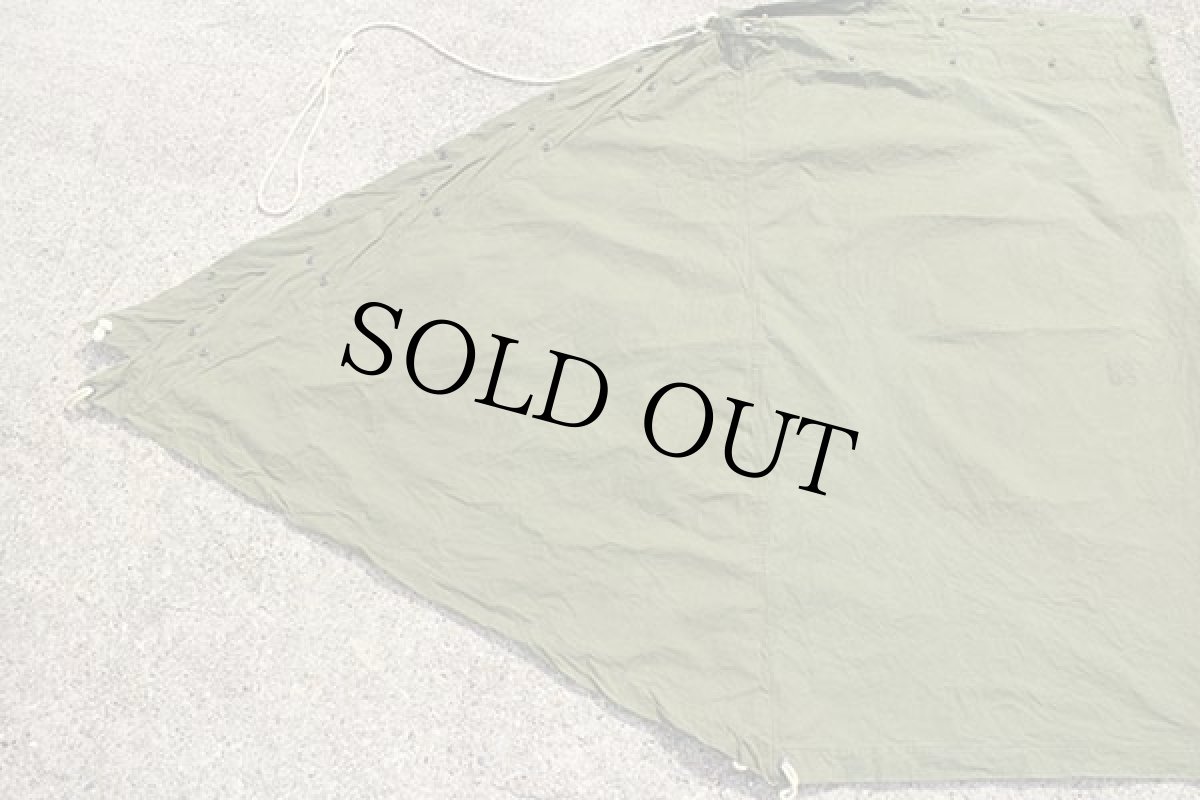 画像4: 90s 米軍 U.S.ARMY US ステンシル パップテント ハーフ オリーブグリーン★タープ (4)