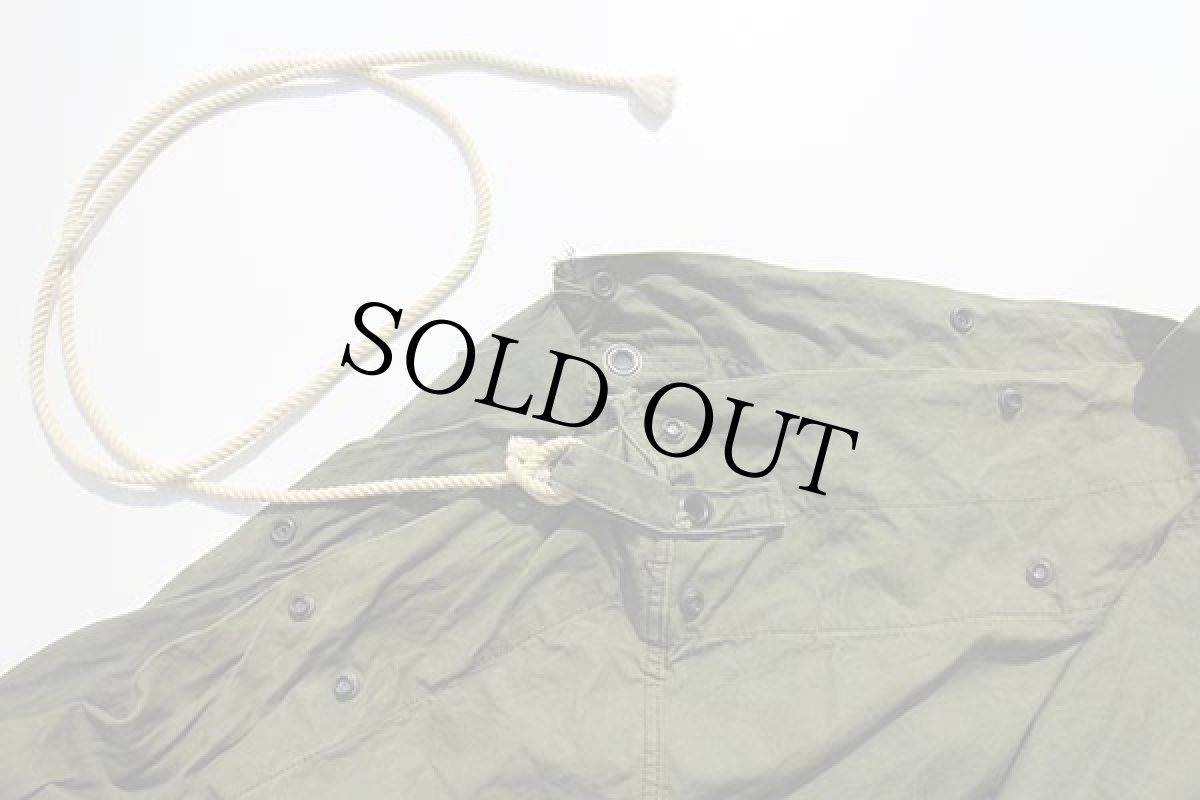 画像6: 90s 米軍 U.S.ARMY US ステンシル パップテント ハーフ オリーブグリーン★タープ (6)