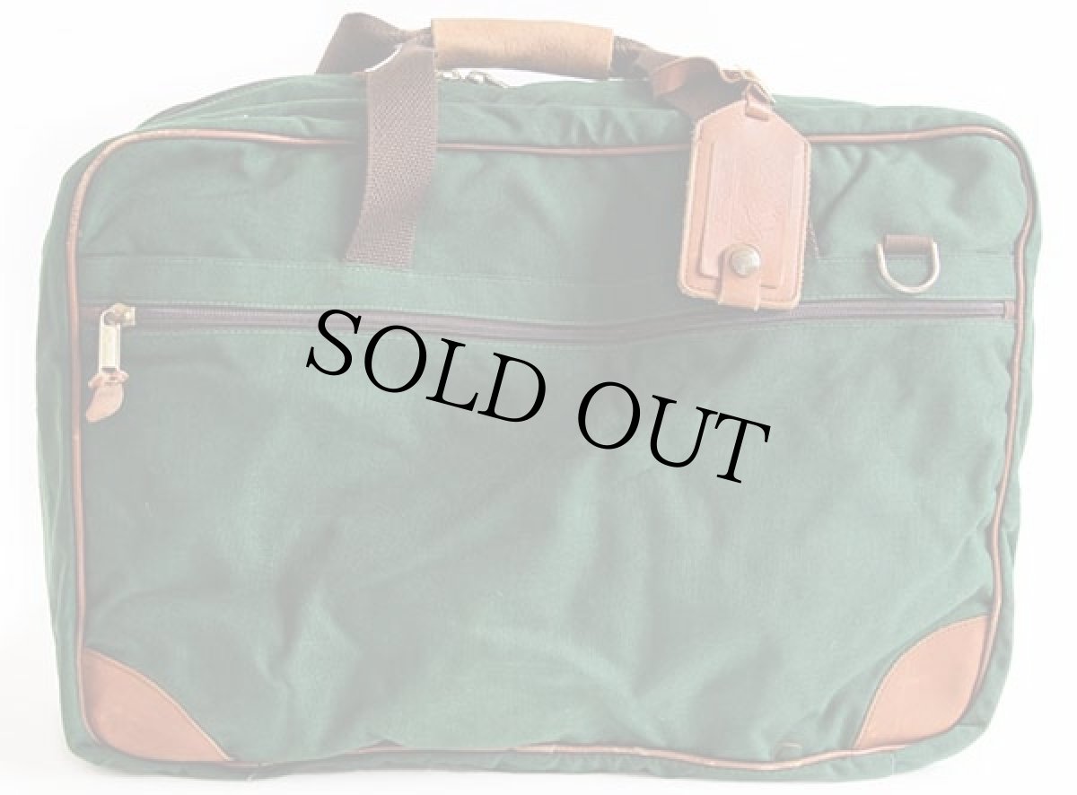 画像2: 80s L.L.Bean ナイロン ガーメントバッグ 緑 (2)