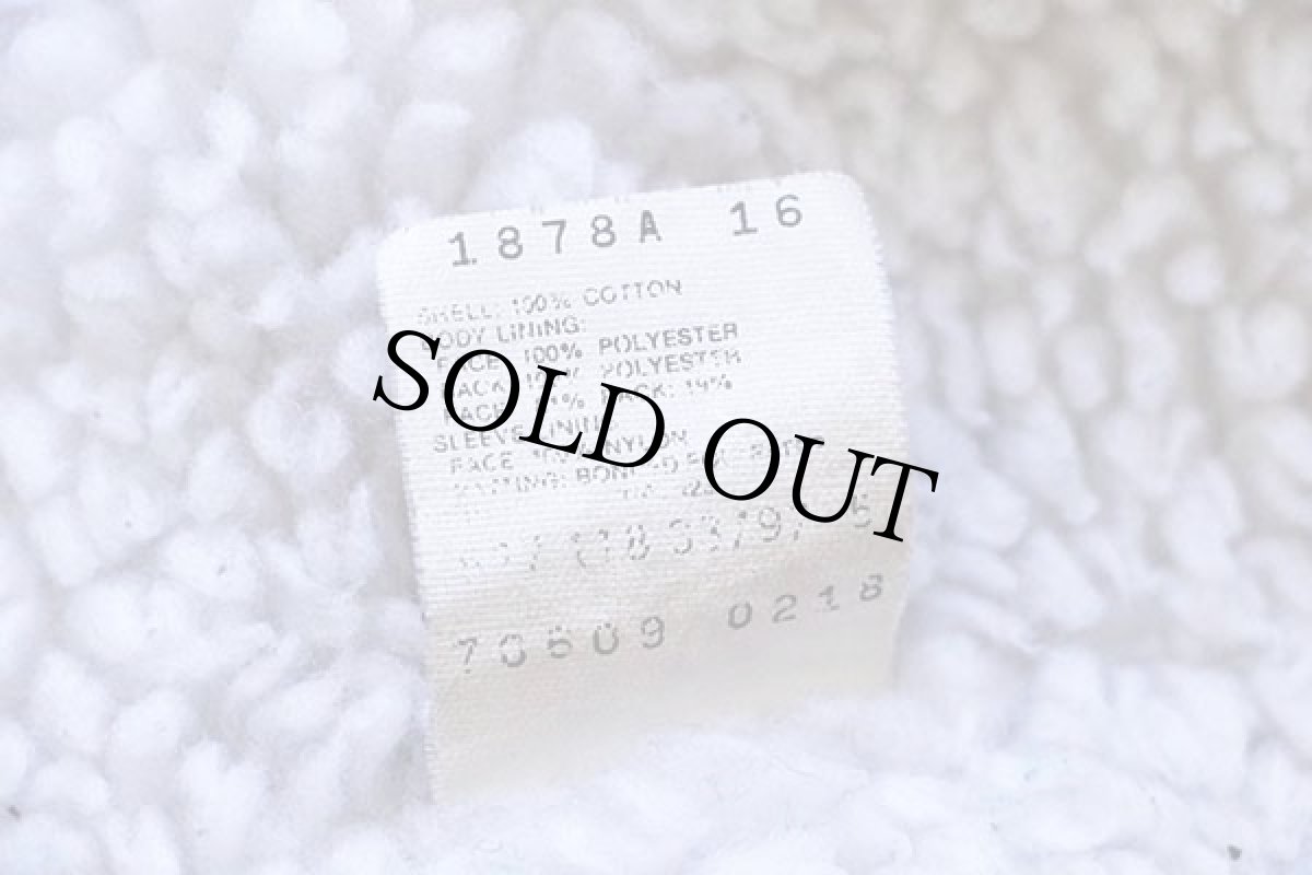 画像5: 80s USA製 Levi'sリーバイス 70609 ボアライナー デニムジャケット 4ポケット M (5)