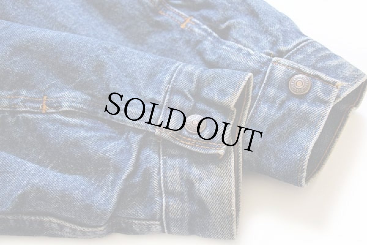 画像6: 80s USA製 Levi'sリーバイス 70608 ボアライナー デニムジャケット 4ポケット 40 (6)