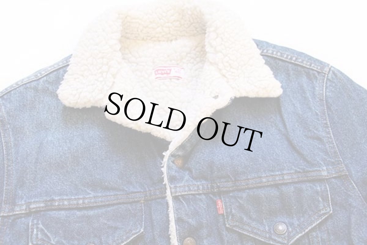 画像3: 80s USA製 Levi'sリーバイス 70608 ボアライナー デニムジャケット 4ポケット 40 (3)