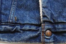 画像7: 80s USA製 Levi'sリーバイス 70608 ボアライナー デニムジャケット 4ポケット 40 (7)