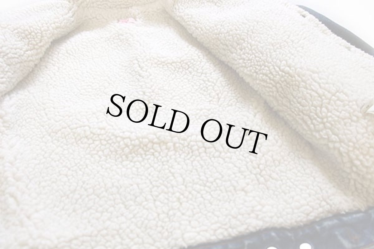 画像5: 80s USA製 Levi'sリーバイス 70608 ボアライナー デニムジャケット 4ポケット 40 (5)