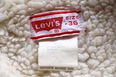 画像4: 70s USA製 Levi'sリーバイス 70605 ボアライナー コーデュロイジャケット ベージュ 36 (4)