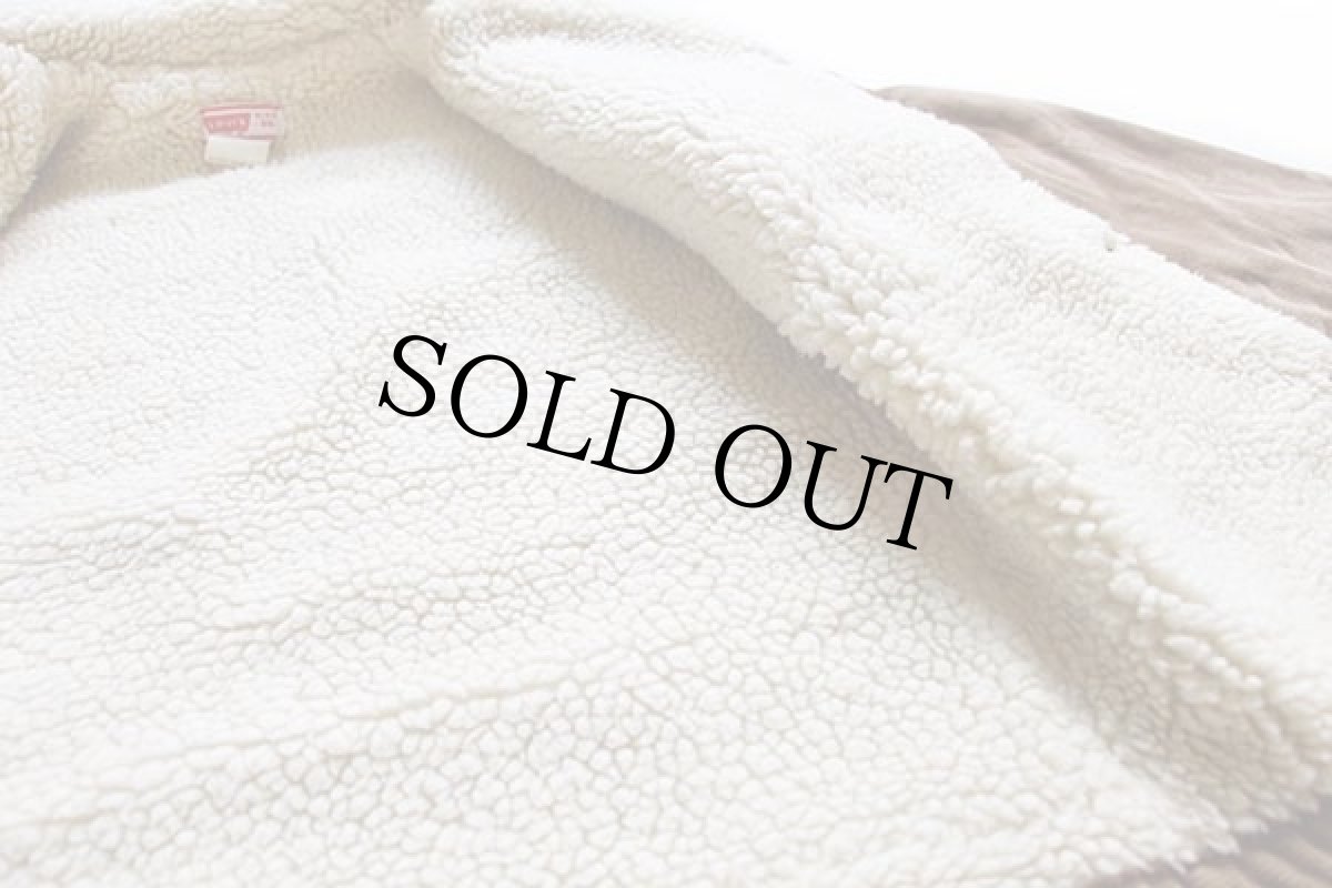 画像5: 70s USA製 Levi'sリーバイス 70605 ボアライナー コーデュロイジャケット ベージュ 36 (5)