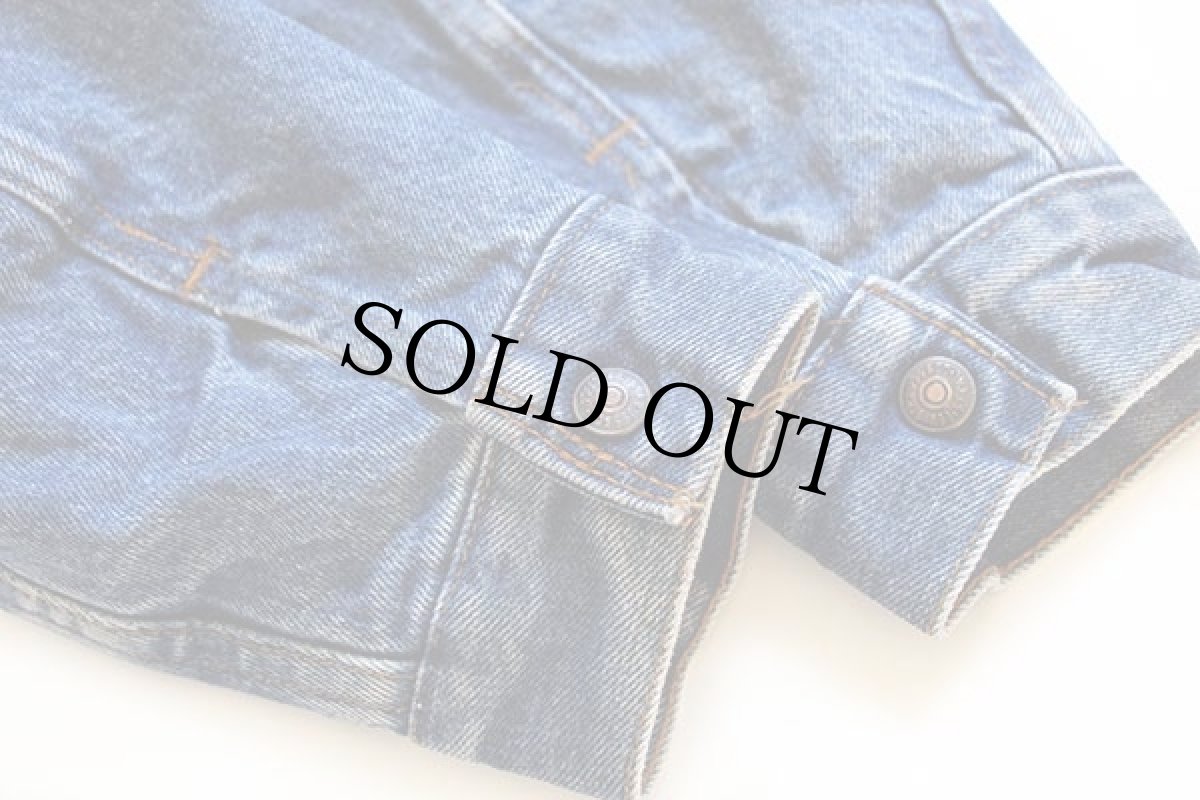 画像7: 80s USA製 Levi'sリーバイス 70708 ボアライナー デニムジャケット 4ポケット ボーイズ20★A (7)