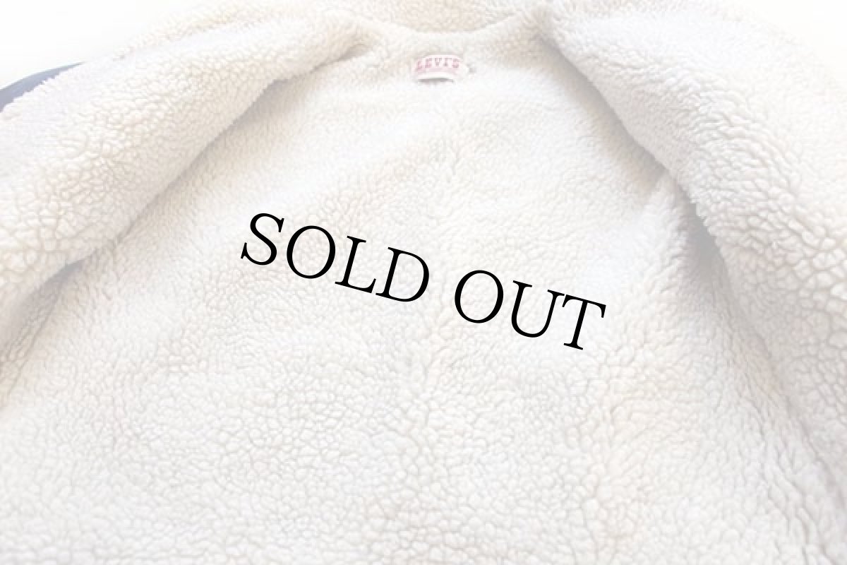 画像6: 80s USA製 Levi'sリーバイス 70708 ボアライナー デニムジャケット 4ポケット ボーイズ20★A (6)