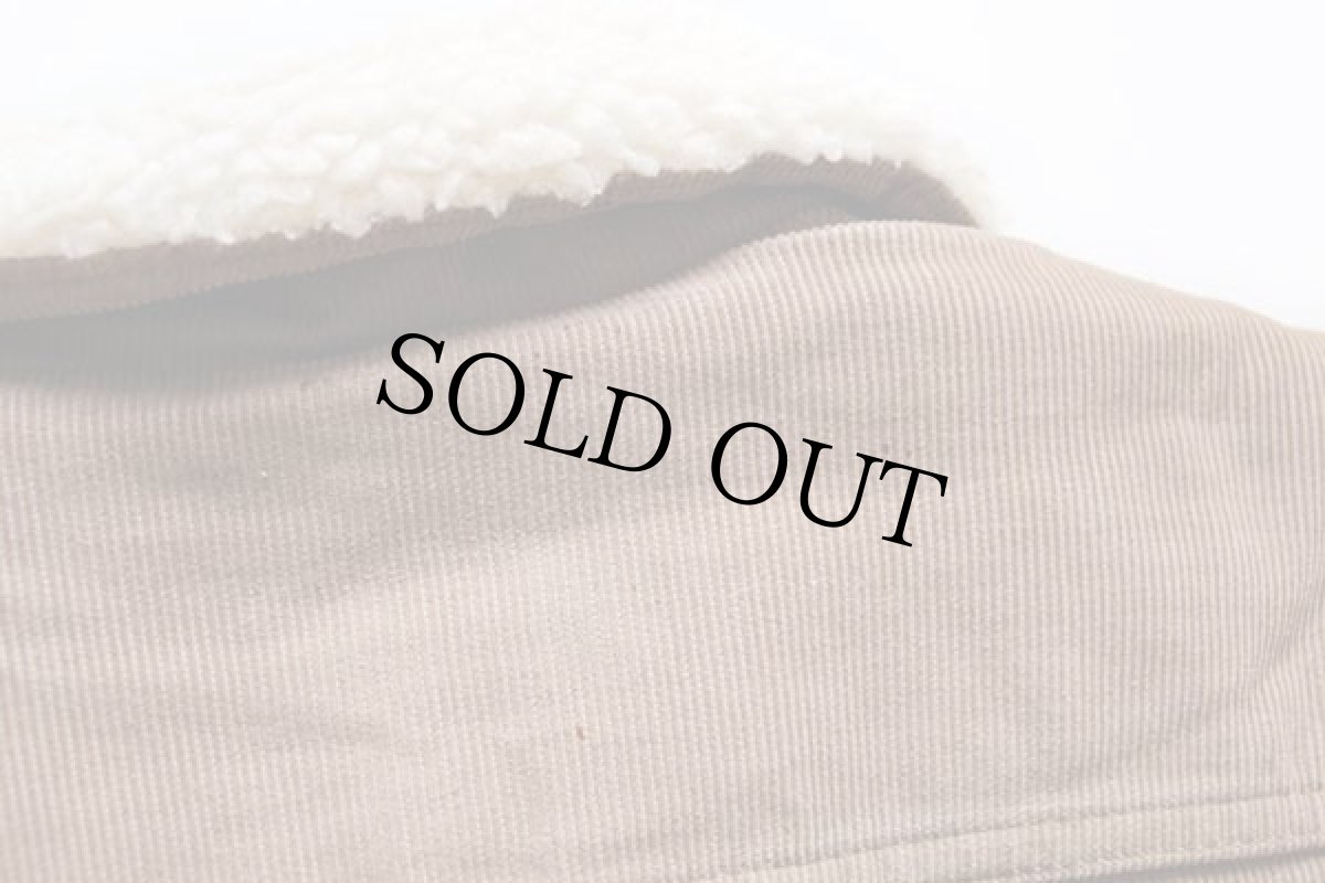 画像7: 70s USA製 Levi'sリーバイス 70605 ボアライナー コーデュロイジャケット ベージュ 36 (7)