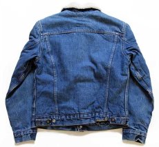 画像2: 80s USA製 Levi'sリーバイス 70708 ボアライナー デニムジャケット 4ポケット ボーイズ20★A (2)