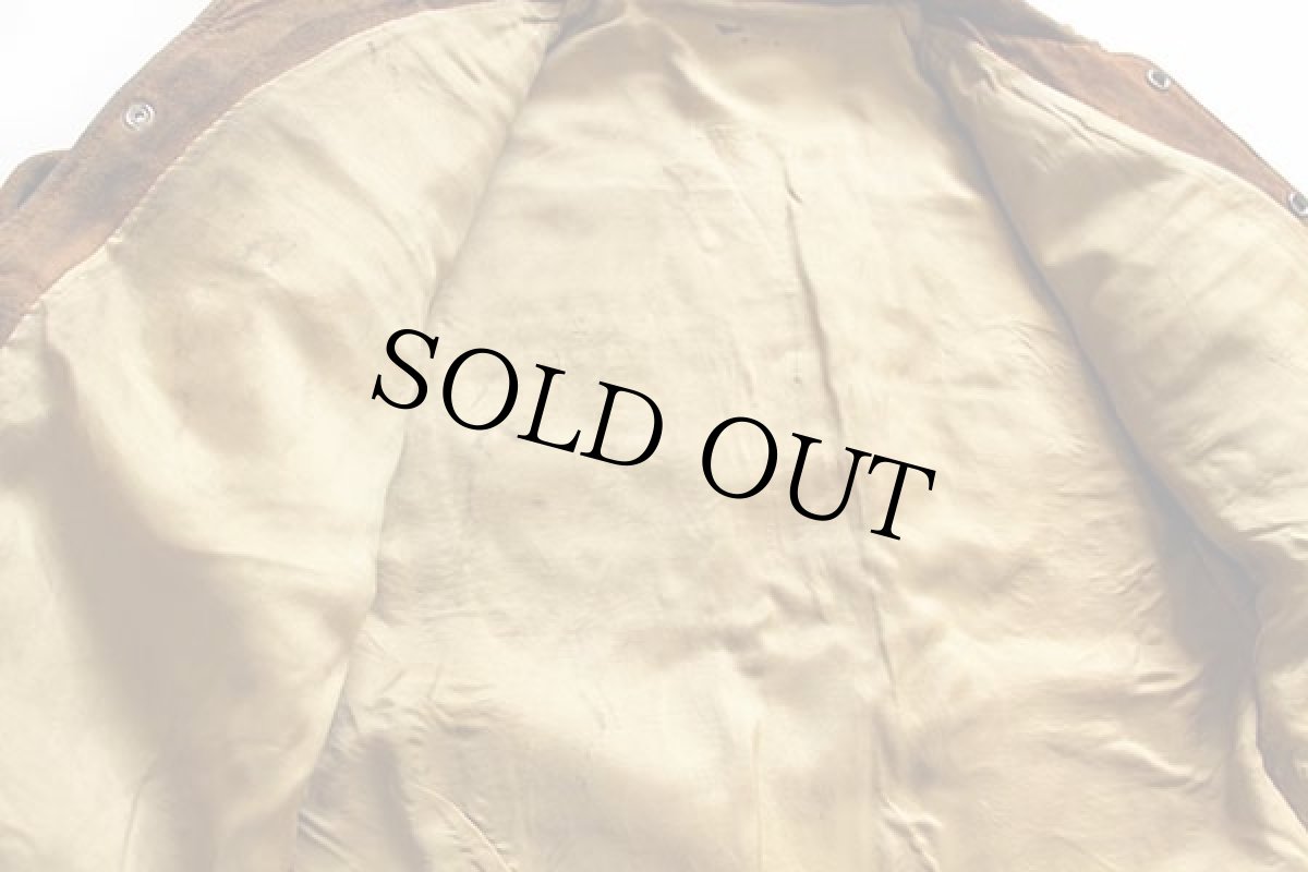 画像6: 70s Levi'sリーバイス スエード レザージャケット 茶 (6)