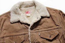 画像3: 70s USA製 Levi'sリーバイス 70605 ボアライナー コーデュロイジャケット ベージュ 42 (3)