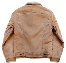 画像2: 80s USA製 Levi'sリーバイス 70412 ボアライナー コーデュロイジャケット 4ポケット 薄茶 36R (2)