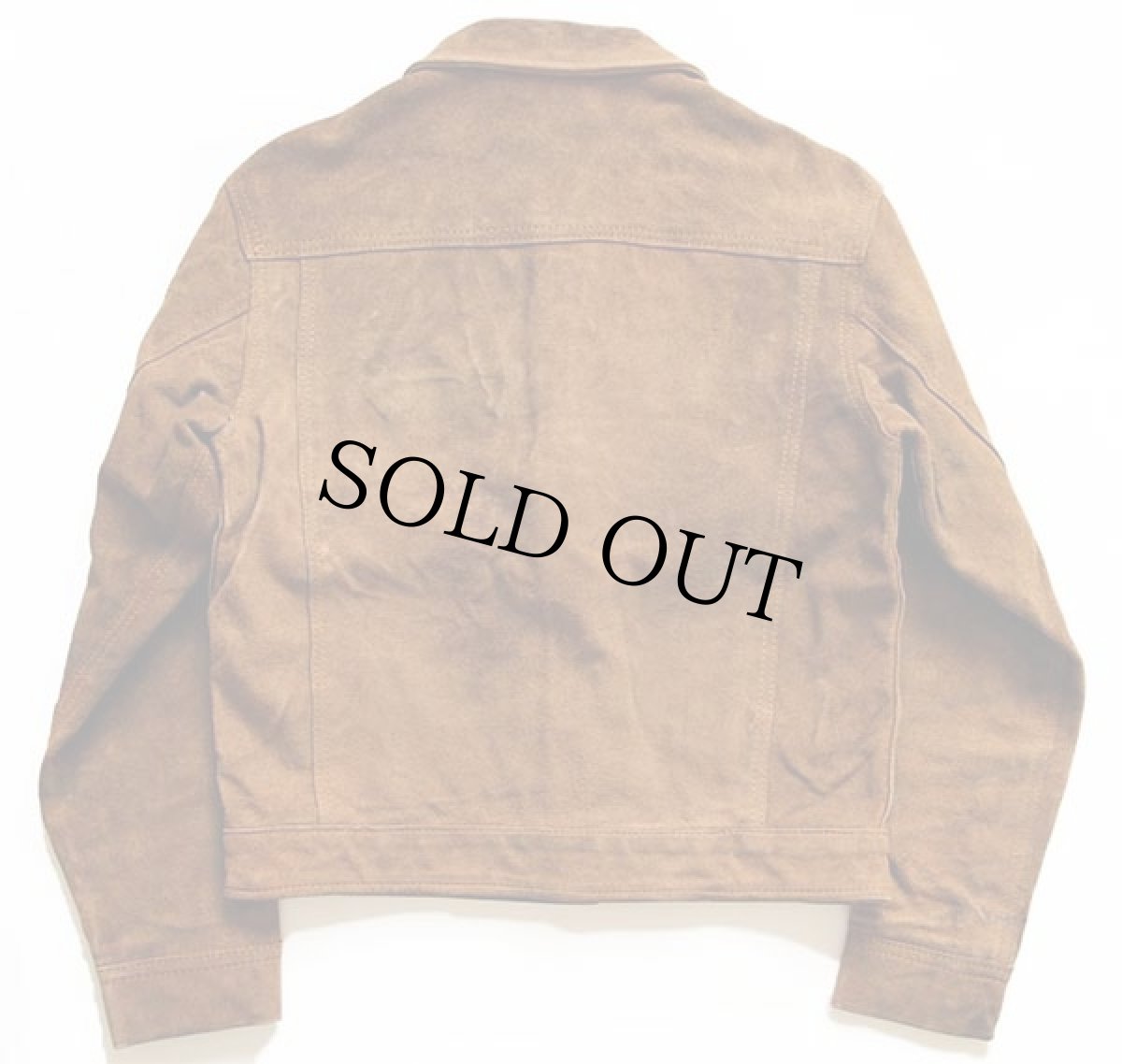 画像2: 70s Levi'sリーバイス スエード レザージャケット 茶 (2)