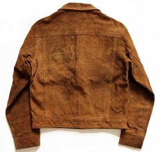 画像2: 70s Levi'sリーバイス スエード レザージャケット 茶 (2)