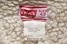 画像4: 70s USA製 Levi'sリーバイス 70605 ボアライナー コーデュロイジャケット ベージュ 42 (4)