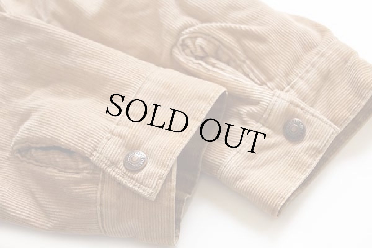 画像7: 70s Levi'sリーバイス ボアライナー コーデュロイジャケット ベージュ M (7)