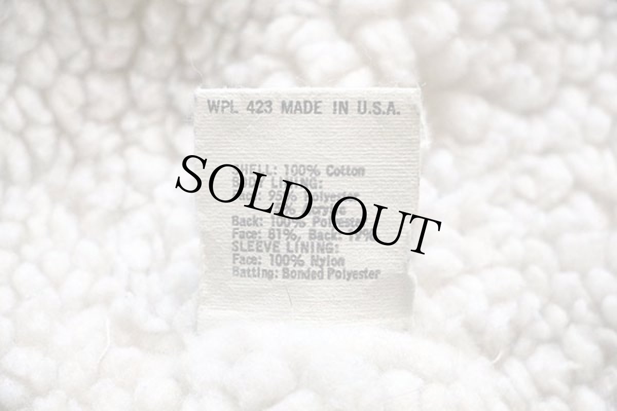 画像5: 80s USA製 Levi'sリーバイス 70708 ボアライナー デニムジャケット 4ポケット ボーイズ20★A (5)