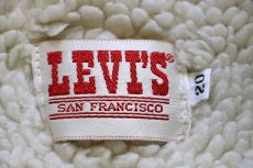 画像4: 80s USA製 Levi'sリーバイス 70708 ボアライナー デニムジャケット 4ポケット ボーイズ20★A (4)