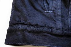 画像8: 80s USA製 Levi'sリーバイス ボアライナー デニムジャケット 4ポケット 後染め 薄黒 S (8)