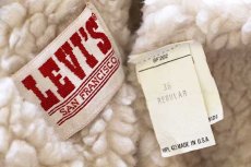 画像4: 80s USA製 Levi'sリーバイス 70412 ボアライナー コーデュロイジャケット 4ポケット 薄茶 36R (4)