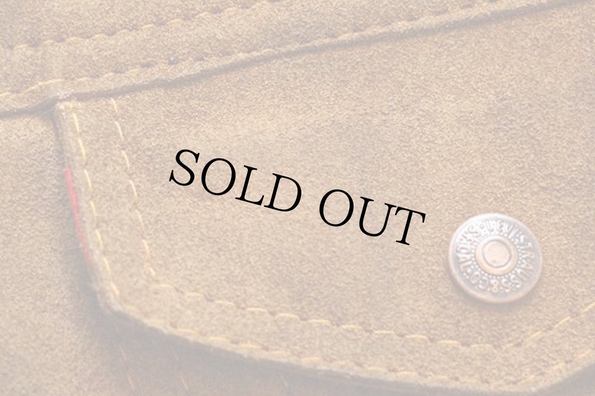 画像5: 70s Levi'sリーバイス スエード レザージャケット 茶 (5)