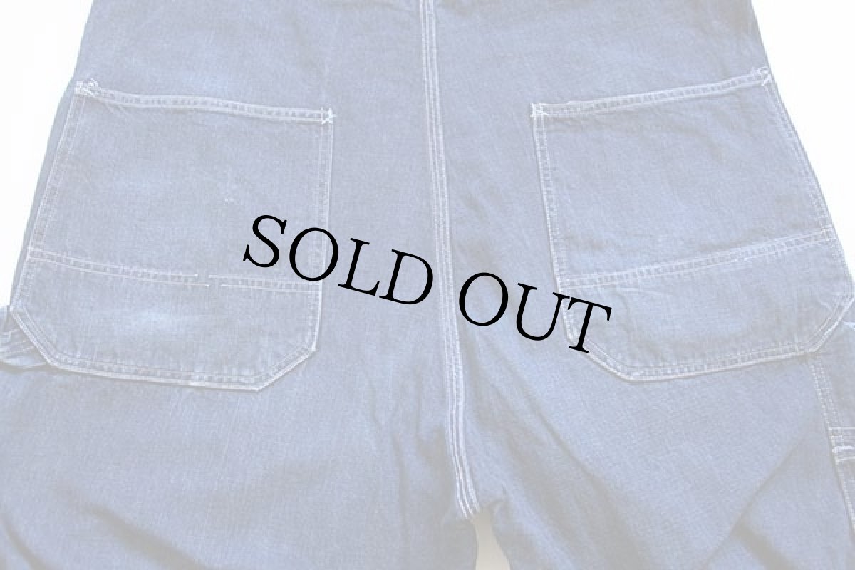 画像5: 60s USA製 Sears インディゴ デニム オーバーオール (5)